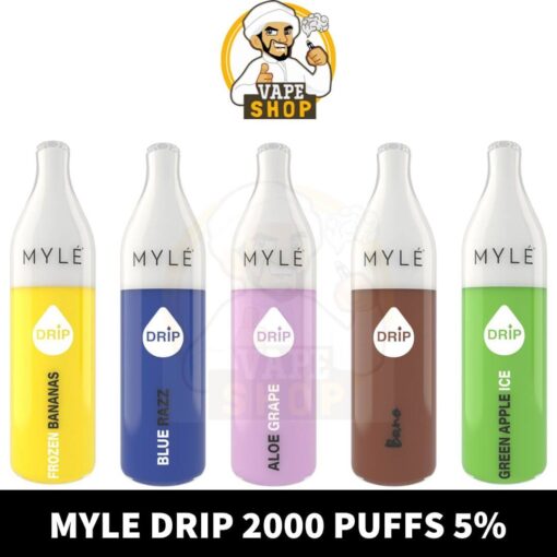 Myle Drip 2000 Puffs 5% disposable vape in uae dubai