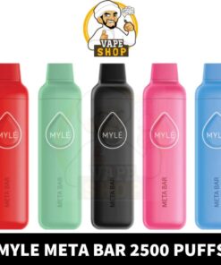 Myle Meta Bar 2500 Puffs disposable vape in dubai UAE
