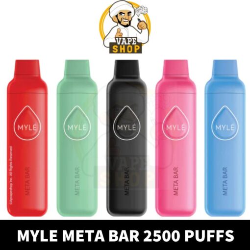Myle Meta Bar 2500 Puffs disposable vape in dubai UAE