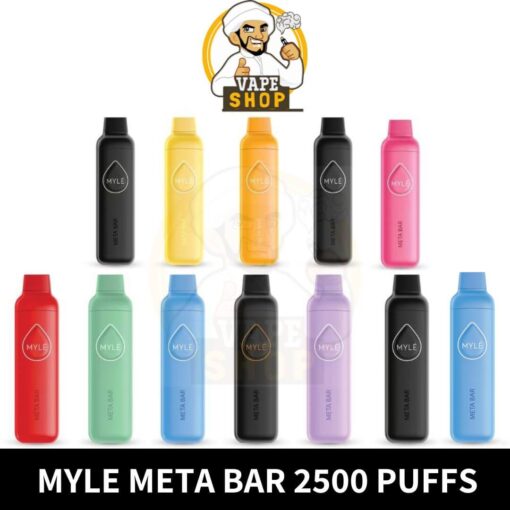 Myle Meta Bar 2500 Puffs disposable vape in dubai UAE - Image 2