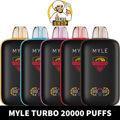 MYLE Turbo 20000 Puffs 50MG Disposable Vape in Dubai