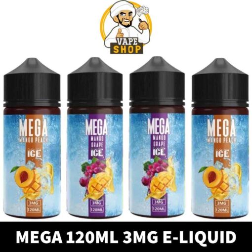 MEGA 120ml 3mg E-liquid In Dubai, UAE