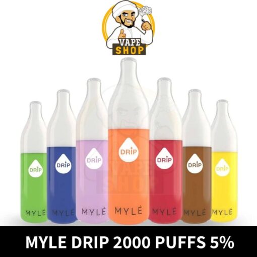 Myle Drip 2000 Puffs 5% disposable vape in uae dubai - Image 2