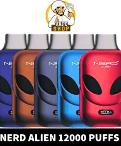 NERD Alien 12000 Puffs 20MG Disposable Vape in UAE
