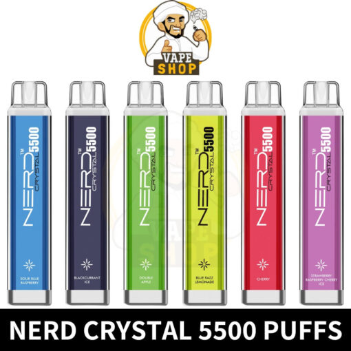 NERD Crystal Disposable vape 5500 Puffs in Dubai, UAE