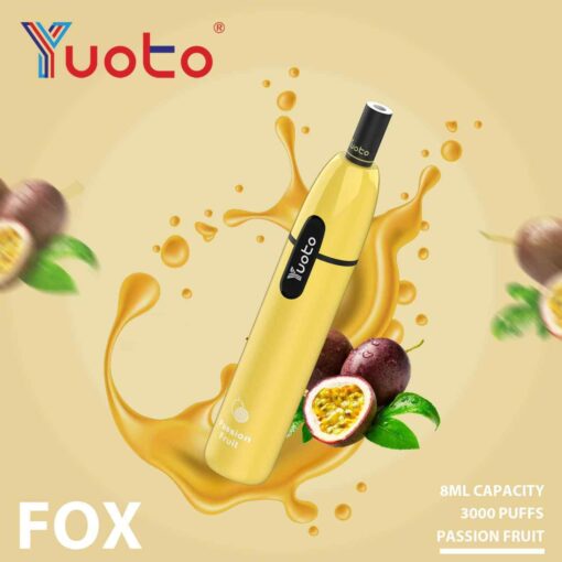 YUOTO Fox Disposable 5% 3000 Puffs Rechargeable Vape in Dubai, UAE - Image 7