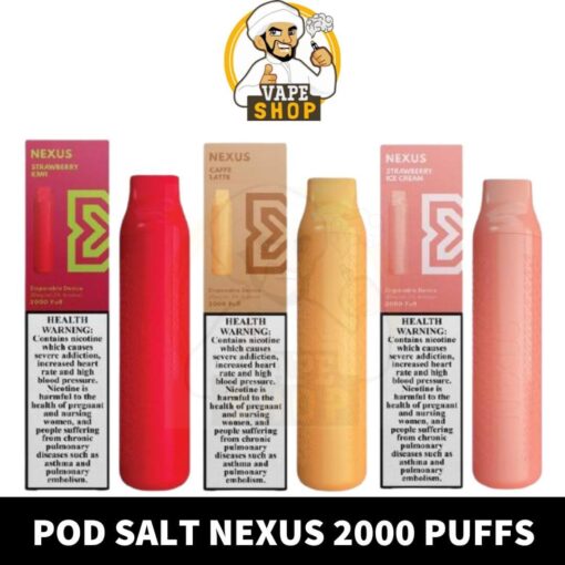 Pod Salt Nexus 2000 Puffs disposable vape shop in dubai
