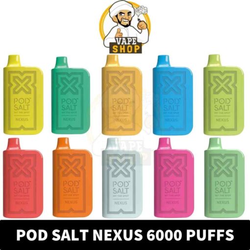 POD SALT Nexus 6000 Puffs 20mg Disposable Vape in Dubai, UAE - Image 2