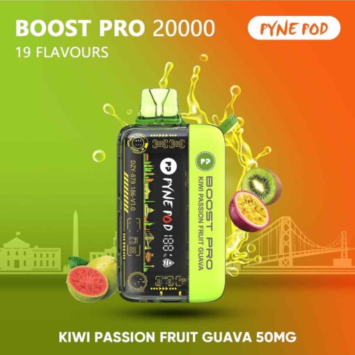 PYNE POD Boost Pro 20000 Puffs 50MG Disposable Vape in Dubai - Image 9