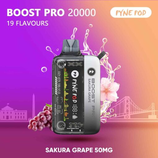 PYNE POD Boost Pro 20000 Puffs 50MG Disposable Vape in Dubai - Image 4