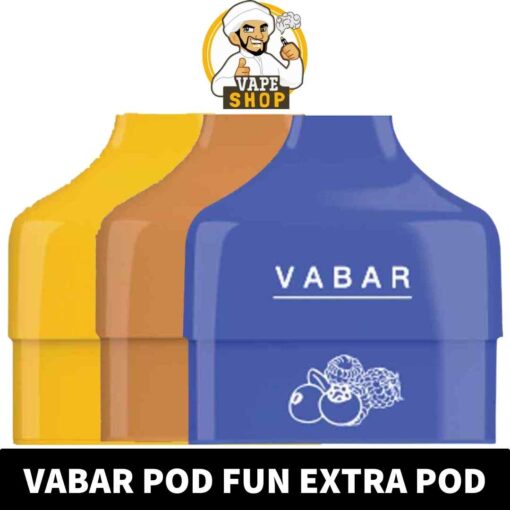 VABAR Pod Fun Extra Pod 2% & 5% 10000 puffs Disposable Vape in Dubai, UAE