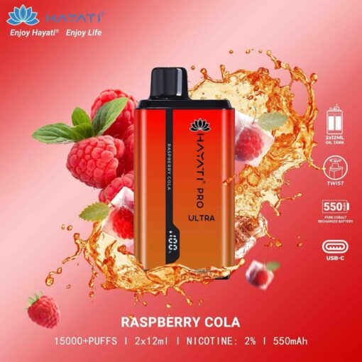 HAYATI Pro Ultra 15000 Puffs 2% Nicotine Disposable Vape in Dubai - Image 4