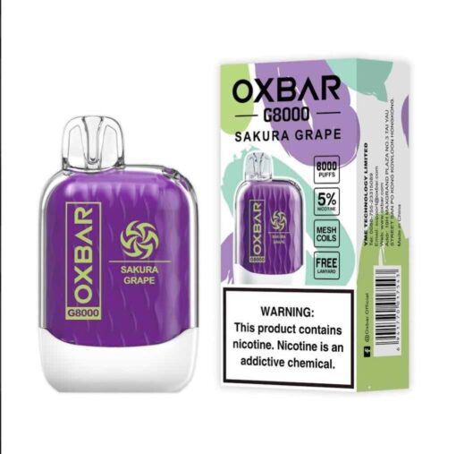 OXBAR G8000 Disposable 5% 8000Puffs Rechargeable Vape in Dubai, UAE - Image 19