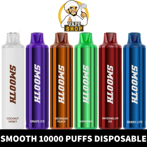 SMOOTH 10000 Puffs Disposable Vape 20 MG in Dubai