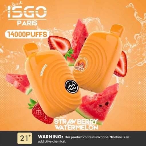 ISGO Paris 2% nicotine Disposable 14000 Puffs Rechargeable Vape in Dubai, UAE - Image 3