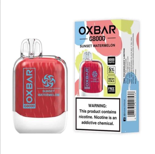 OXBAR G8000 Disposable 5% 8000Puffs Rechargeable Vape in Dubai, UAE - Image 16