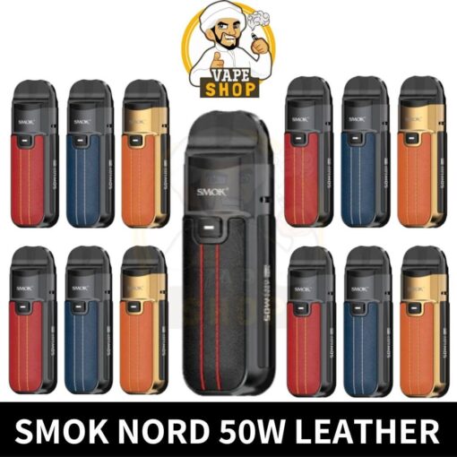 Smok Nord 50w 1800mAh (Leather Series) Pod System In Dubai, UAE - Image 2