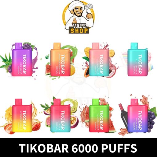 Tikobar 6000 Puffs Disposable Vape Rechargeable Buy in UAE Dubai - Image 2