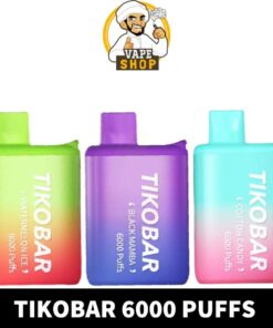 Tikobar 6000 Puffs Disposable Vape Rechargeable Buy in UAE Dubai