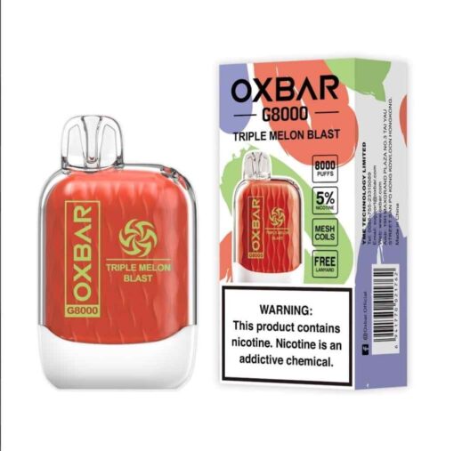 OXBAR G8000 Disposable 5% 8000Puffs Rechargeable Vape in Dubai, UAE - Image 14