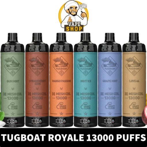 Tugboat Royal 13000 Puffs 50mg Disposable Vape in Dubai, UAE
