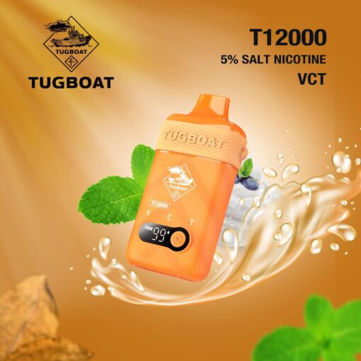 Tugboat T12000 Disposable 12000 Puffs 50Mg Rechargeable Vape In Dubai, UAE - Image 13