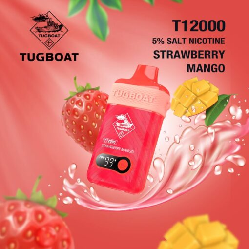 Tugboat T12000 Disposable 12000 Puffs 50Mg Rechargeable Vape In Dubai, UAE - Image 3