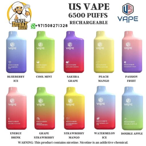 XBAR US Vape 6500 Puffs Disposable Buy from Best Shop in UAE Dubai - Image 3