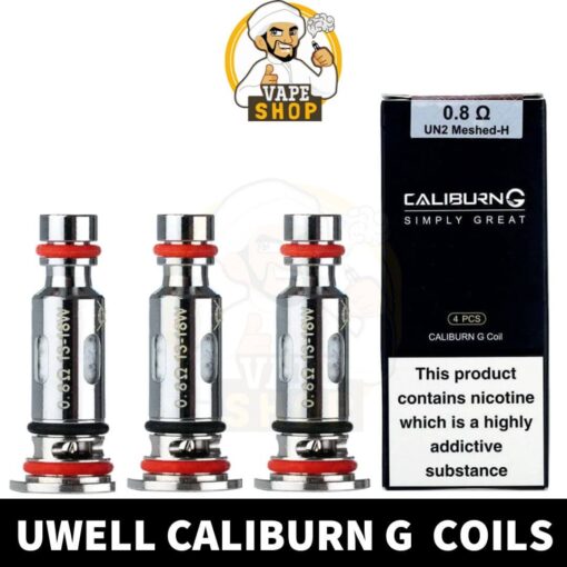 UWELL CALIBURN G REPLACEMENT COILS 0.8OHM AND 1.0OHM