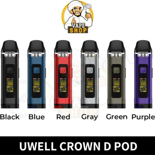 Uwell Crown D Pod Mod Kit System 1100mah 3ml In UAE Dubai - Image 2