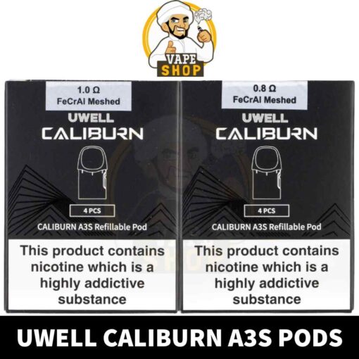 UWELL Caliburn A3S Pod Cartridge 2ml Replacement Pod Cartridge in Dubai, UAE