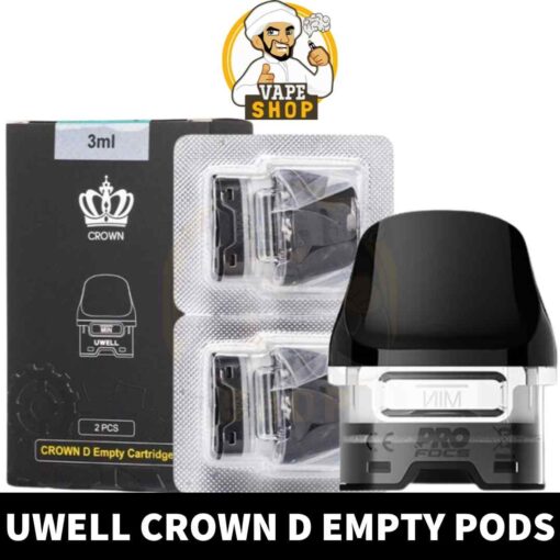UWELL Crown D Empty Pods 3ml Replacement Pod Cartridge in Dubai, UAE