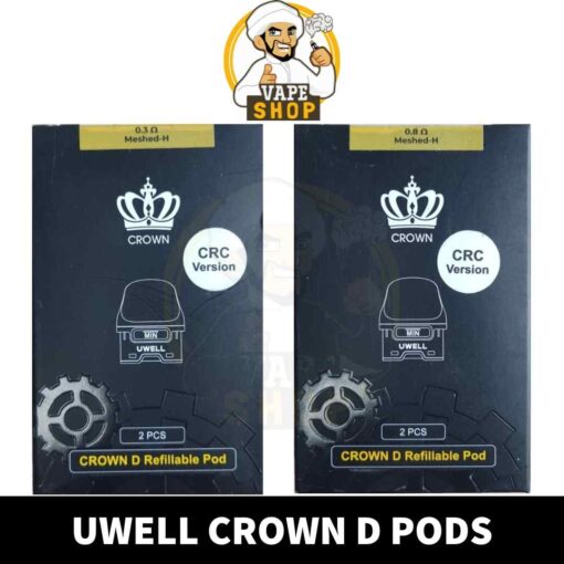 UWELL Crown D Refillable Pods 2ML Replacement Pod Cartridge in Dubai, UAE