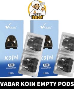 VABAR Koin Empty Replacement Pod Cartridge 2ml (2 PCS) in Dubai, UAE