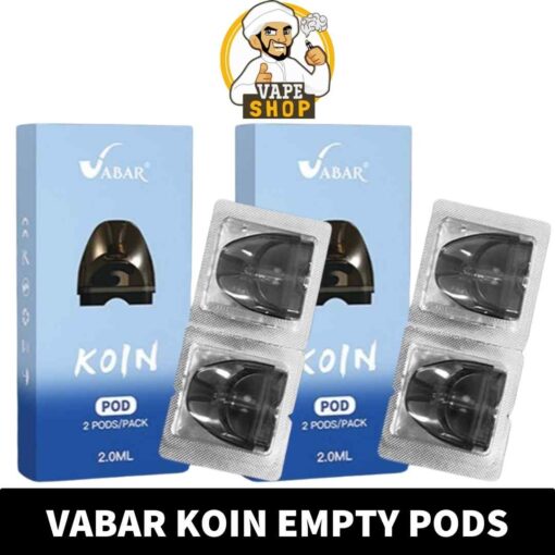VABAR Koin Empty Replacement Pod Cartridge 2ml (2 PCS) in Dubai, UAE