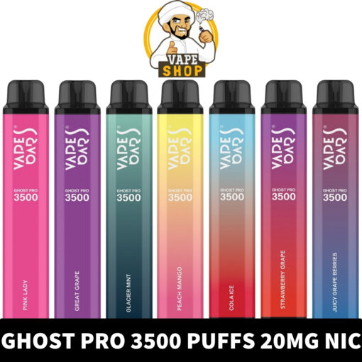 Vapes Bars Ghost Pro 3500 Puff Disposable in Dubai