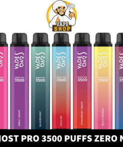 VAPES BARS Ghost Pro 3500 Puffs (0%) Zero Nicotine Disposable Vape in Dubai