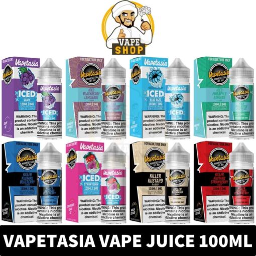 VAPETASIA Vape Juice 100ML 3MG E-Liquid in Dubai, UAE - Image 2