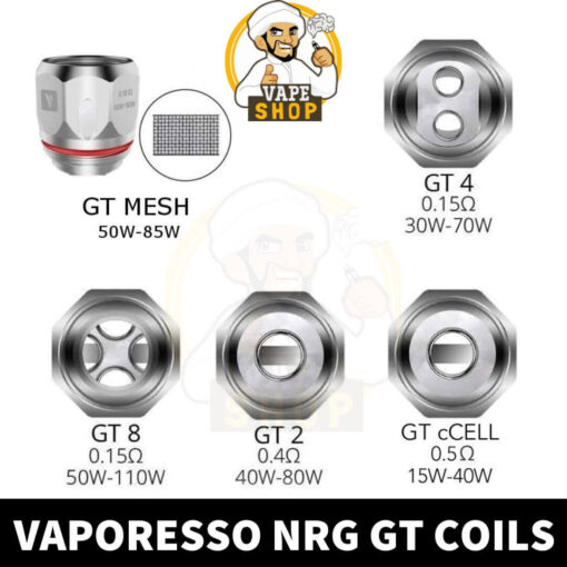 VAPORESSO NRG GT REPLACEMENT COILS-3PC/PACK