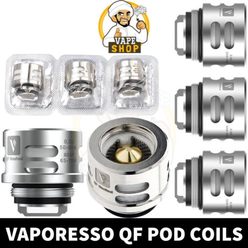VAPORESSO QF REPLACEMENT COILS-3PC/PAC SKRR