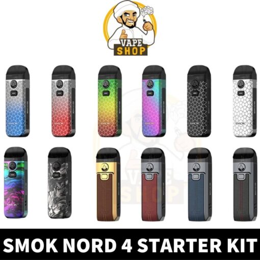 Smok Nord 4 Starter Kit Vape Pod 12 COLORS - Image 2