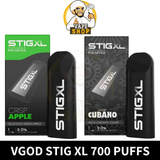Vgod Stig XL 700 Puffs Disposable Vape in Dubai