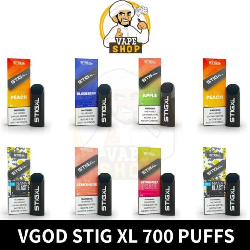Vgod Stig XL 700 Puffs Disposable Vape in Dubai - Image 2