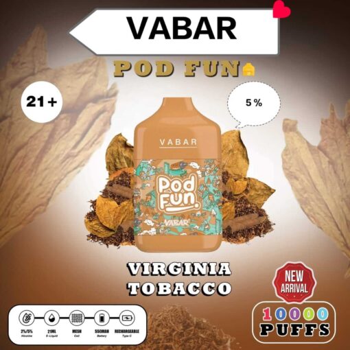 VABAR Pod Fun Disposable 10000 Puffs Rechargeable Vape in Dubai, UAE - Image 19