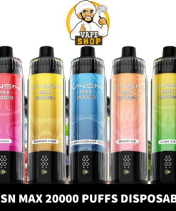 VNSN Max Shisha 20000 Puffs 50MG Disposable Vape in Dubai