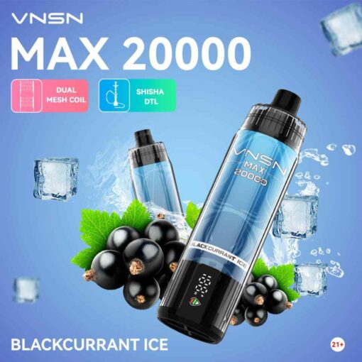 VNSN Max Shisha 20000 Puffs 50MG Disposable Vape in Dubai - Image 13