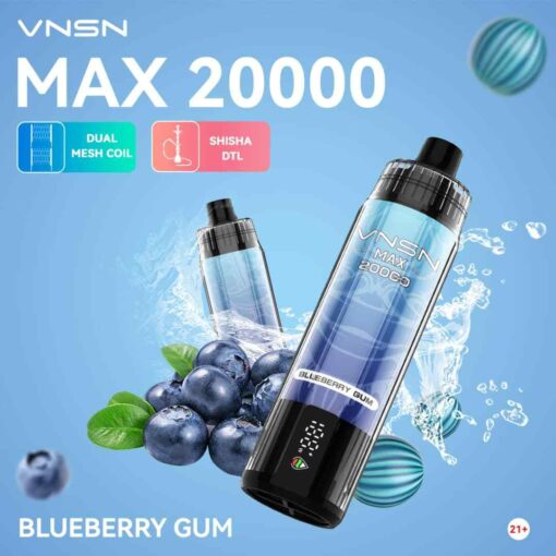 VNSN Max Shisha 20000 Puffs 50MG Disposable Vape in Dubai - Image 12