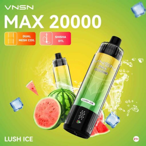 VNSN Max Shisha 20000 Puffs 50MG Disposable Vape in Dubai - Image 8