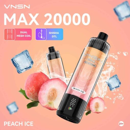 VNSN Max Shisha 20000 Puffs 50MG Disposable Vape in Dubai - Image 6