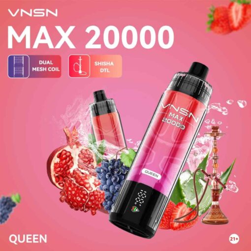 VNSN Max Shisha 20000 Puffs 50MG Disposable Vape in Dubai - Image 4